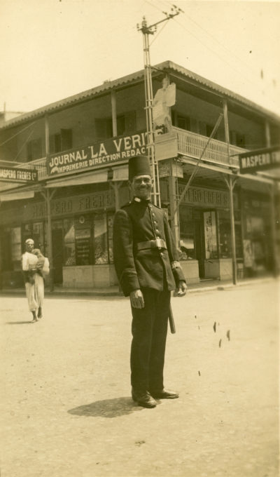 [Photo.85/(009)] Egyptian policeman, Port Said, 1926