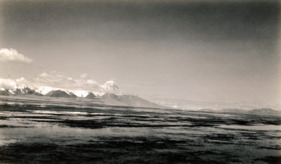 [Photo.86/2(031)] The Bahm-So lakes by Tuna Plain (14,400ft), home of migrating wild fowl in spring and autumn, 1939