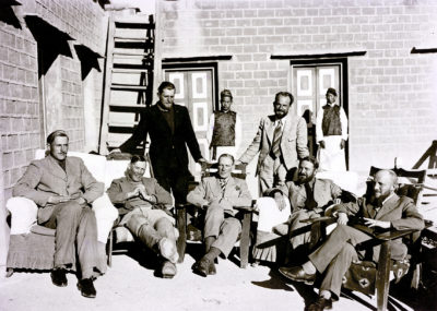 [Photo.86/2(049)] Party of men including members of German Nazi expedition to Tibet, 1939