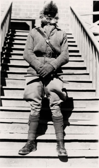 [Photo.86/2(072)] Captain R.V. Clifford in partial winter uniform, Gyantse