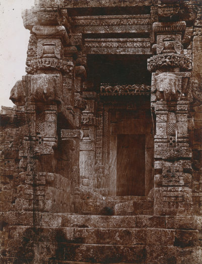 [Photo.35/(033)] Pathari, Central India. Porch of Gurrulmukh Temple, 1862