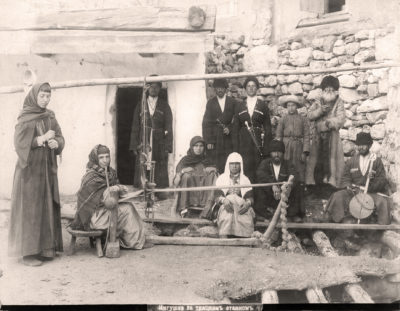 [Photo.27/(008)] Ingush woman weaving