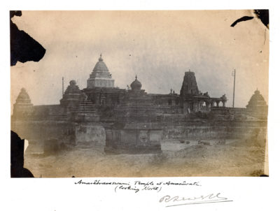[Photo.34/(018)] Amaresvaraswami Temple at Amaravati (looking north)