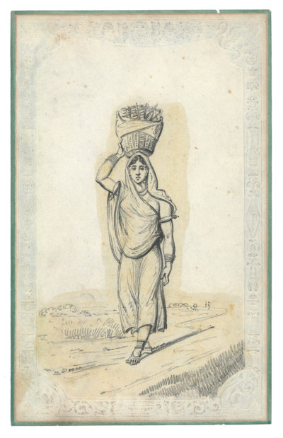 [RAS 015.079] A Hindoo Woman carrying Fruit