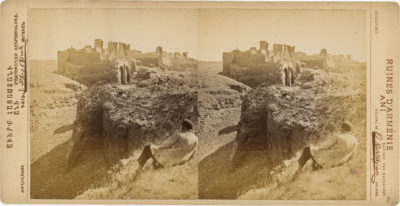 [Photo.53/(007)] Interior view of part of the fortifications extending from the north gate of Dzaghgotzatzor to the entry of the north-east gate