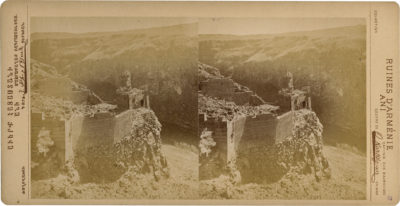 [Photo.53/(034)] North west view of the chapels and the halls situated on a rock surrounded by walls near the arched royal palace